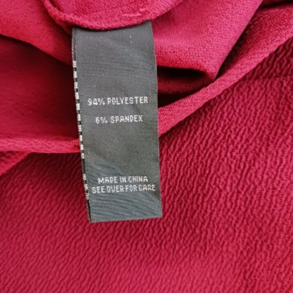 By & By Womens Dress Size XS Sleeveless Wine Color Solid Liverpool Retail $49 - Picture 8 of 8